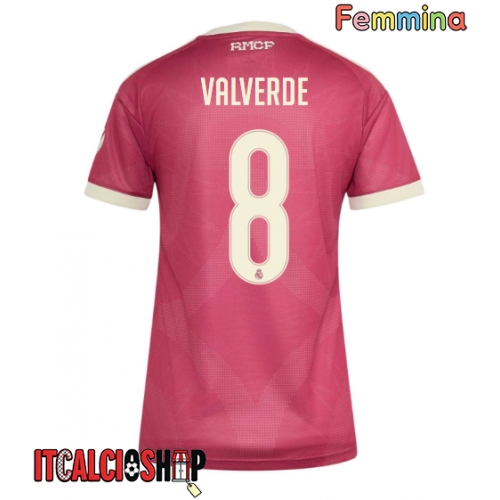 Real Madrid Federico Valverde #8 Terza Maglia Femmina 2026-27 Manica Corta